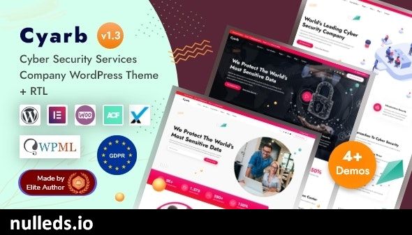 Cyarb - Cyber Security Services Company WordPress Theme