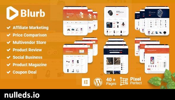 Blurb (v2.1.2) Affiliate Marketing WordPress Theme