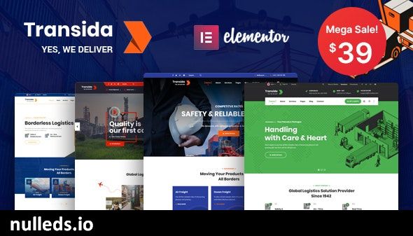 Transida - Logistics WordPress Theme