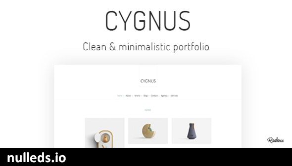 Cygnus - Clean and minimalistic portfolio theme