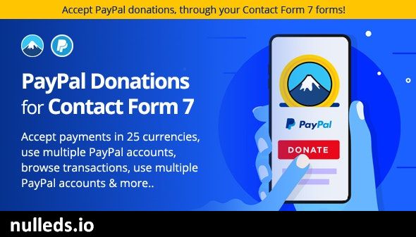 PayPal Donation plugin for Contact Form 7 - Accept Charity Payments and Donations through CF7