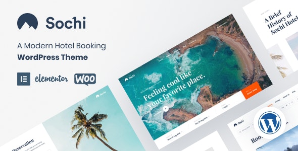 Sochi - Hotel Booking WordPress Theme