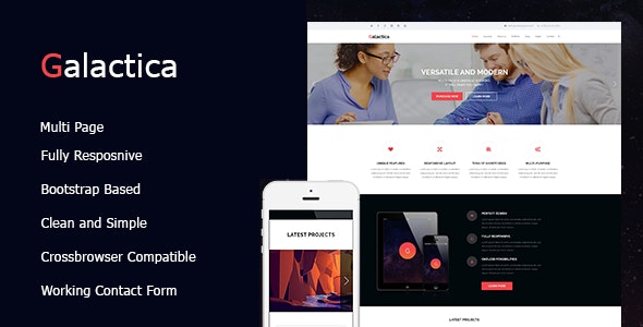 Galactica | Creative Multi-purpose WordPress Theme