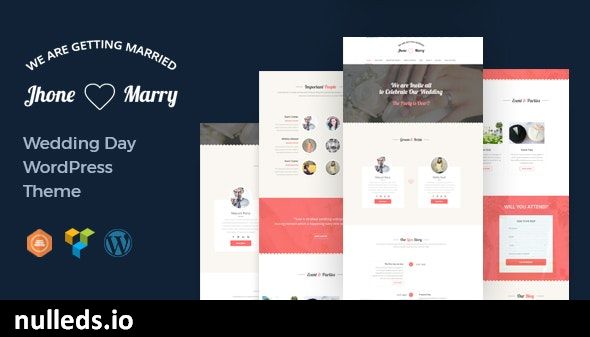 Wedding Day - WordPress Theme