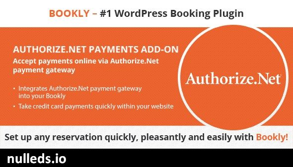 Bookly Authorize.Net (Add-on)