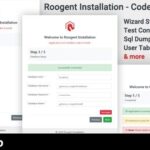 Roogent Installation - CodeIgniter Script