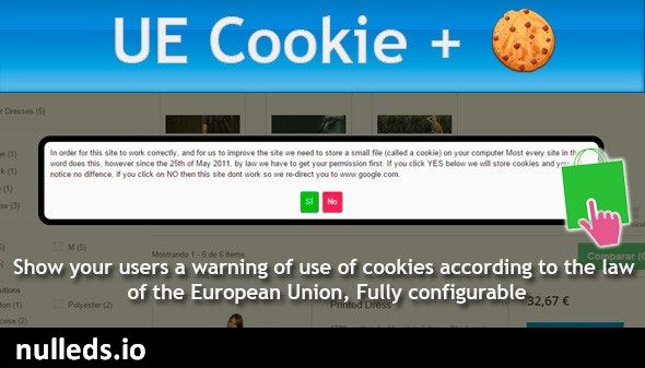 Prestashop UE Cookie + European Cookies Law