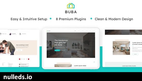 Buba - A Construction Service WordPress Theme