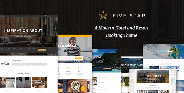 FiveStar - Hotel Booking Theme