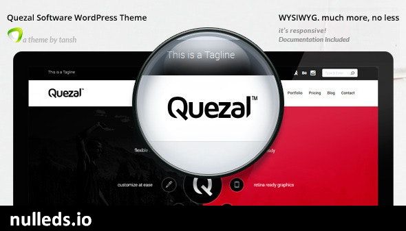 Quezal Software Responsive WordPress Theme