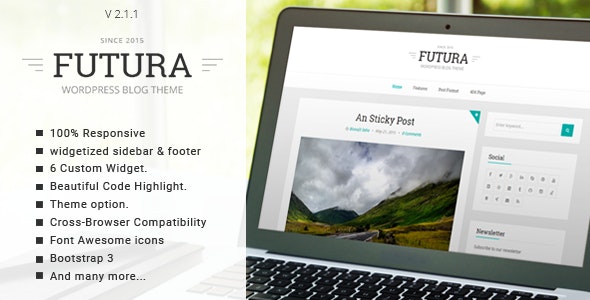 Futura - Responsive Minimal Blog Theme