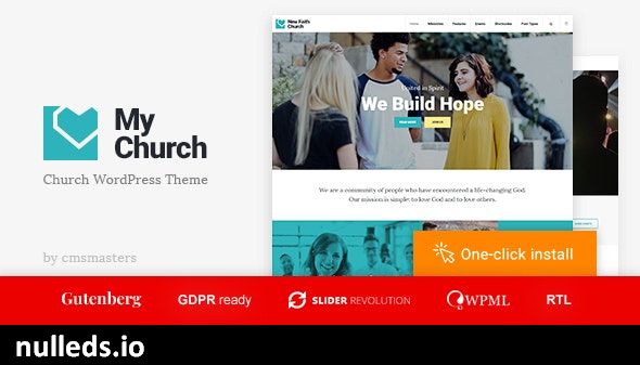 My Church - Religion WordPress Theme with Events, Donations & Sermons