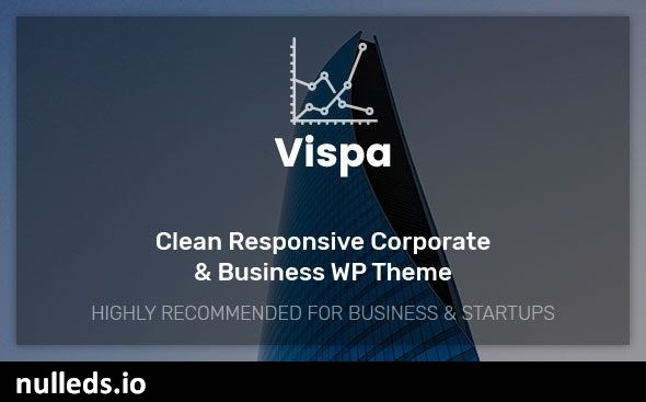 Vispa for Startups - Responsive Business WordPress Theme