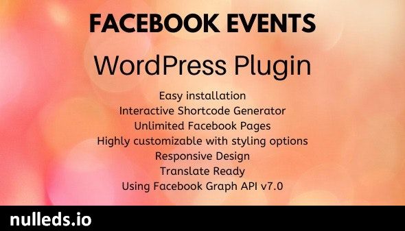 Facebook Events - WordPress Plugin