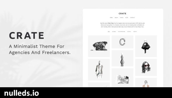 Crate - Minimalist WordPress Theme