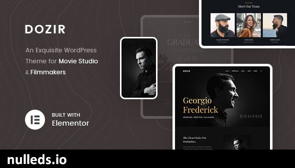 Dozir - Movie Studios & Filmmakers WordPress Theme