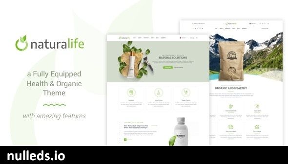 v1.9.12 NaturaLife | Health & Organic WordPress Theme