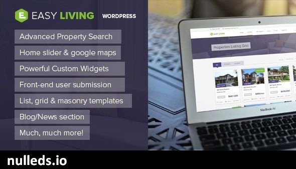 Easy Living - Real Estate Wordpress Theme