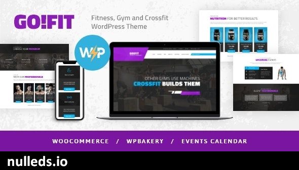 GoFit! | Fitness, Gym and Crossfit WordPress Theme