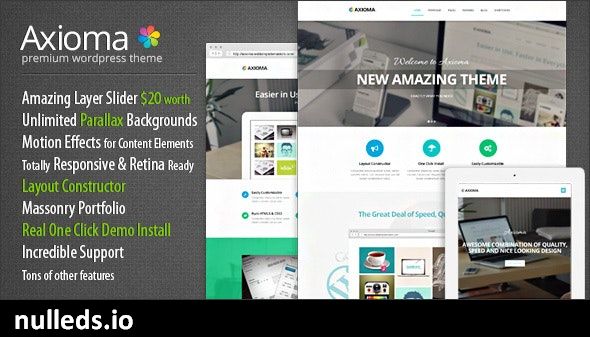 Axioma | Responsive WP Theme for SEO and Web-design Agencies