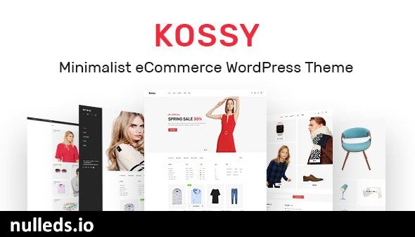 Kossy - Minimalist eCommerce WordPress Theme