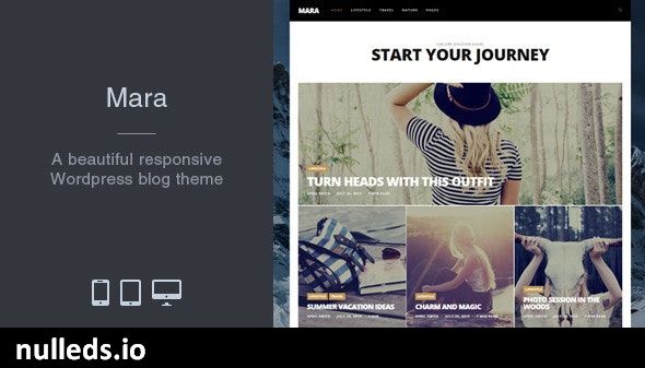 Mara - Beautiful Photo WordPress Blog Theme