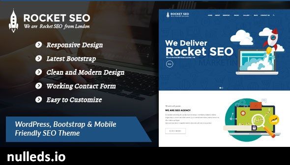 Rocket SEO - Online Marketing, SEO, Social Media Marketing WordPress SEO Theme