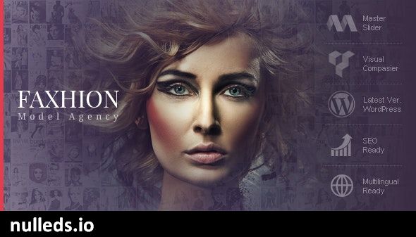 Faxhion - Model Agency WordPress Theme