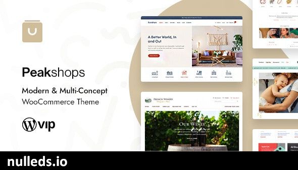 PeakShops - Modern & Multi-Concept WooCommerce Theme