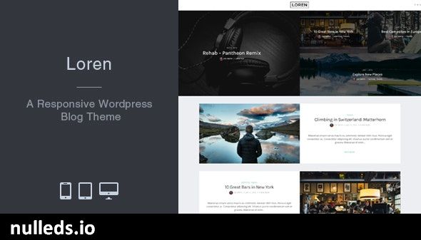 Loren - Responsive WordPress Blog Theme