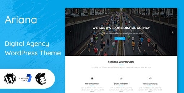 Free Download Ariana v1.6 Digital Agency WordPress Theme