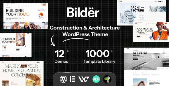 Download Bilder v1.0.4 Architecture Construction WordPress Theme Free