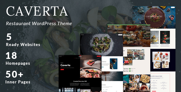 Download Caverta v1.4.2 Restaurant WordPress Theme Free