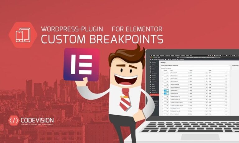 Free Download Custom Mobile Breakpoints Pro for Elementor v2.0.1