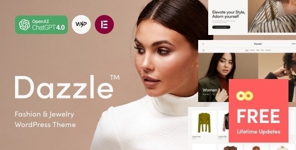 Free Download Dazzle v1.4.0 Fashion & Jewelry WordPress Theme