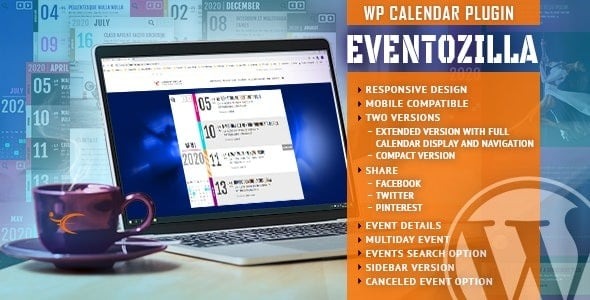 Free Download EventoZilla v1.5.4 Event Calendar WordPress Plugin