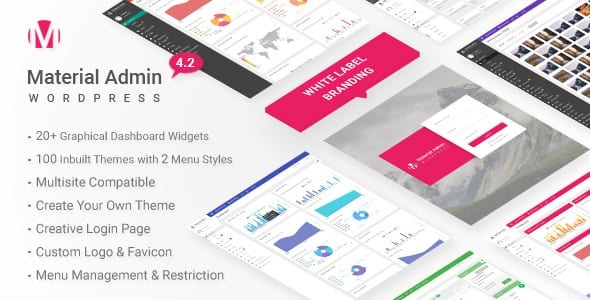 Download Material v8.7 White Label WordPress Admin Theme