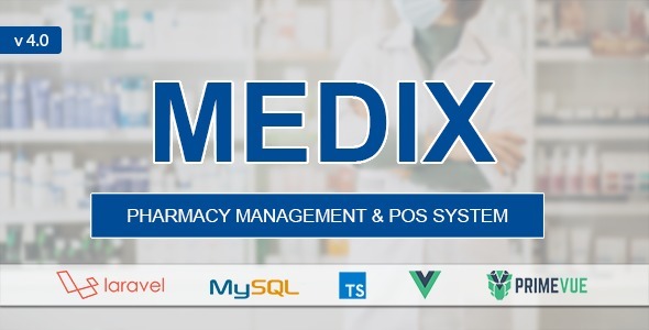 Free Download Medix v4.0 The Pharmacy Management system