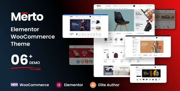 Download Latest Merto v1.0.7 Multipurpose WooCommerce WordPress Theme