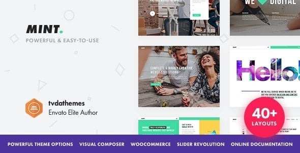 Download Mint v2.1.1 Creative Multi-Purpose WordPress Theme