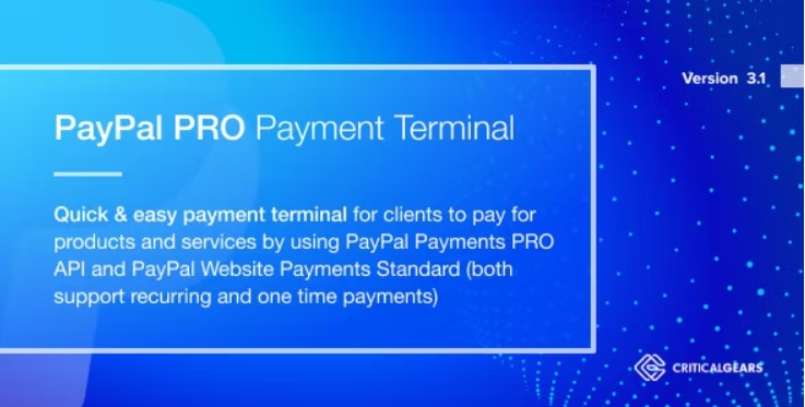 Download Latest PayPal PRO Payment Terminal v3.1