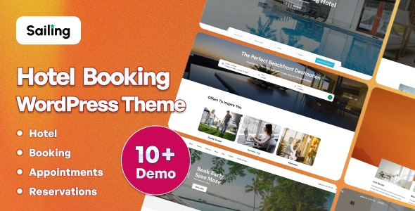 Download Latest Sailing v4.3.9 Hotel WordPress Theme