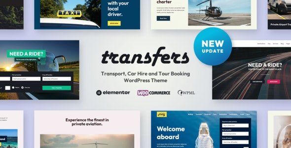 Download Latest Transfers v2.01 Transport and Car Hire WordPress Theme