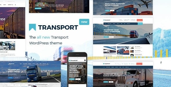 Download Latest Transport v3.2.1 Logistic & Warehouse WordPress Theme