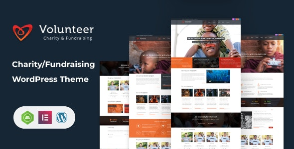 Download Latest Volunteer v2.0 Charity/Fundraising WordPress Theme