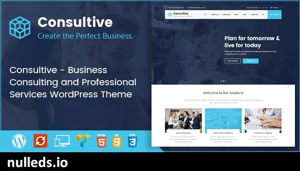 Consultive - Business Consulting and Professional Services WordPress Theme