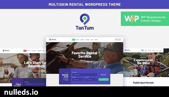 v1.1.9 TanTum | Car, Scooter, Boat & Bike Rental Services WordPress Theme