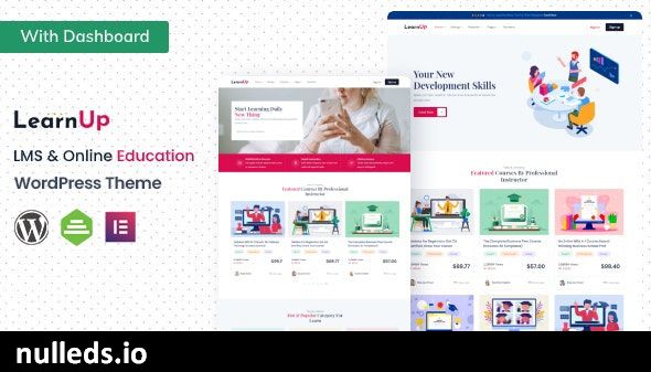 LearnUp - Education WordPress Theme