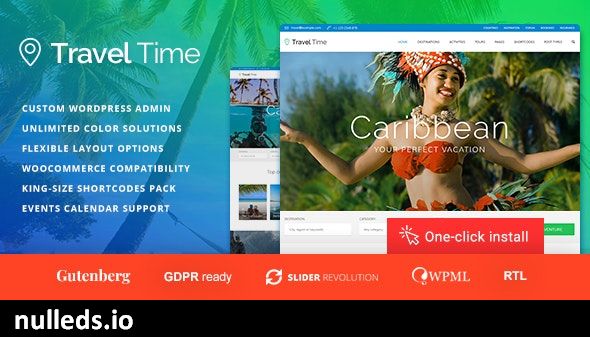 Travel Time - Tour and Hotel WordPress Theme