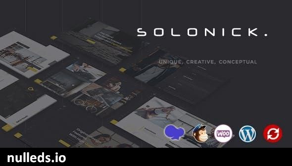 Solonick - Personal Portfolio WordPress Theme